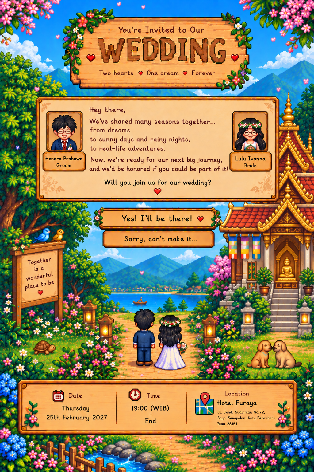 Wedding invitation